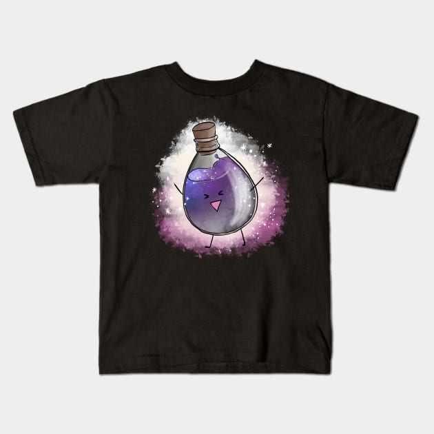 Magic Potion Kids T-Shirt by VictoriaLehnard